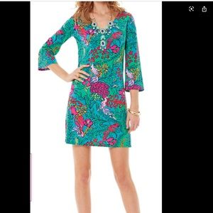 Lilly Pulitzer Jade Dress Shake Your Tail Feather